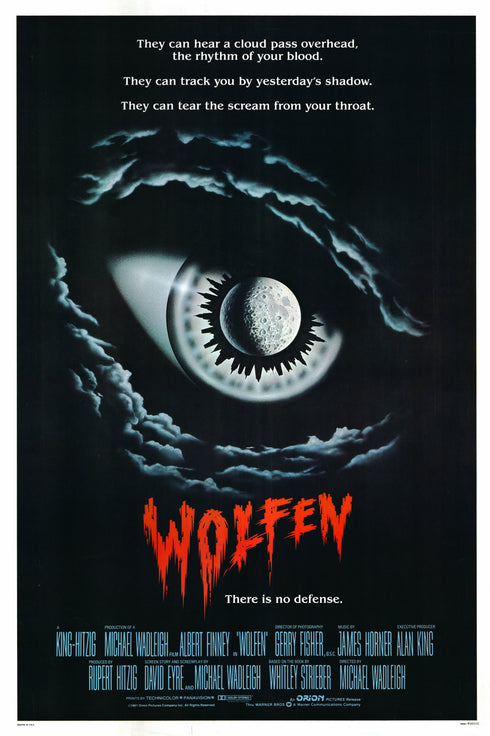 wolfen 1981 one sheet poster rolled